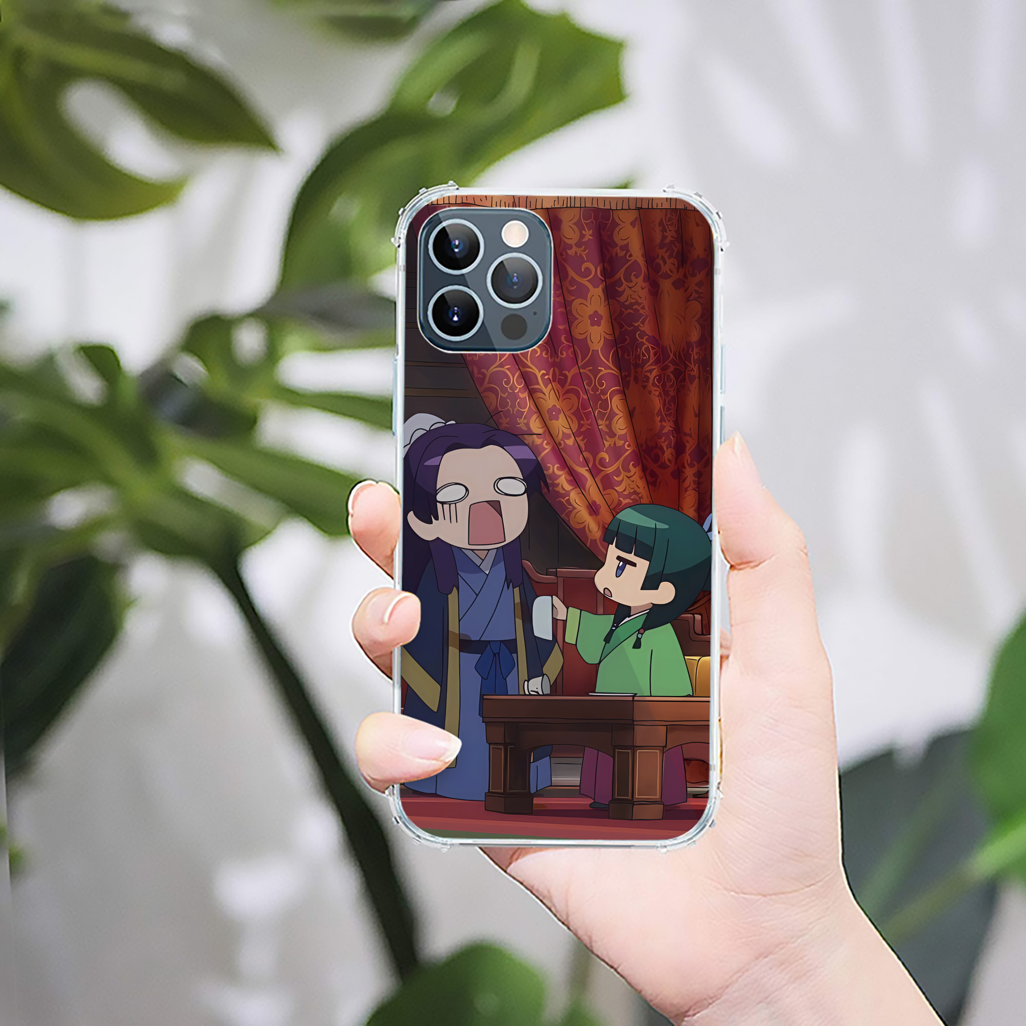 （画像用） 薬屋のひとりごと The Apothecary Diaries 【iPhone 12シリーズ対応】透明スマホケース（クリアソフトケース）